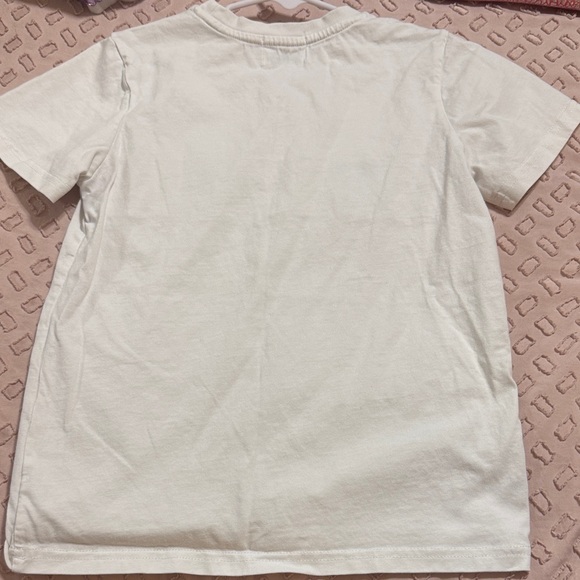 Lola + The Boys swiftie White Tee with Colorful Sequin Letters - Picture 2 of 3